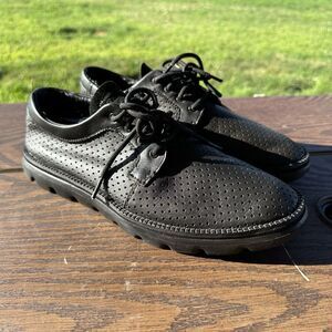 Skechers Shoes Mens Size 9 On The‎ Go Lace Up Black Breathable Oxford Style